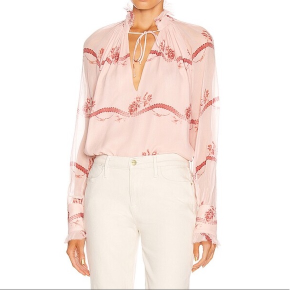 JONATHAN SIMKHAI Monica Rose Top - Picture 2 of 8